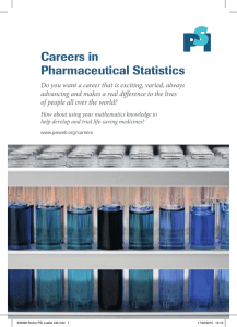 Careers in Pharmaceutical Statistics