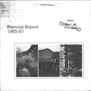 1985-87 Biennial Report OR AOO003O408360