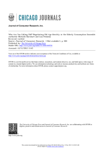 Journal of Consumer Research, Inc.