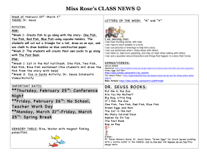 Miss Rose’s CLASS NEWS AM: