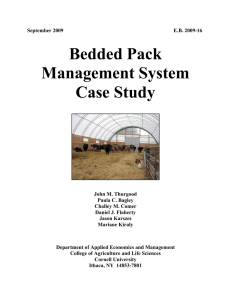 Bedded Pack Management System   Case Study