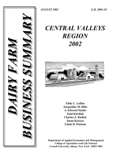 DAIRY FARM CENTRAL VALLEYS REGION 2002