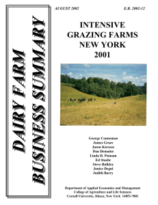 DAIRY FARM BUSINESS SUMMARY INTENSIVE GRAZING FARMS