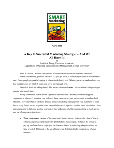 A Key to Successful Marketing Strategies – And We