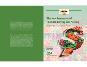 1999 The New Dynamics of Produce Buying and Selling