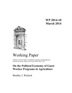 Working Paper WP 2014-10 March 2014