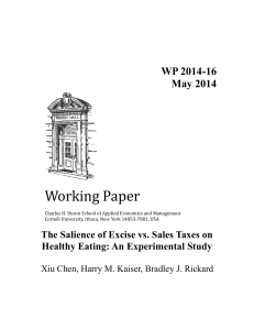 Working	Paper WP 2014-16 May 2014