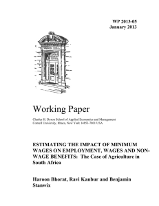 Working Paper WP 2013-05 January 2013