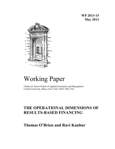 Working Paper WP 2013-15 May 2013