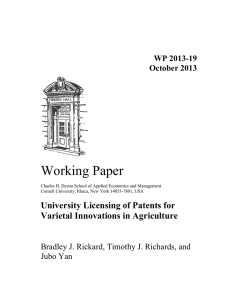 Working Paper WP 2013-19 October 2013