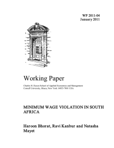 Working Paper  WP 2011-04 J anuar y 2011