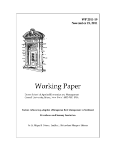 Working Paper  WP 2011-19 November 29, 2011