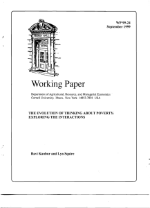 Working Paper WP 99-24 September 1999