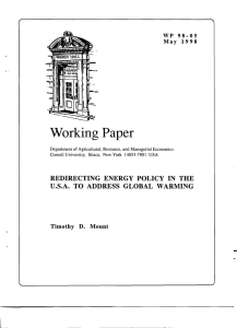 Working Paper