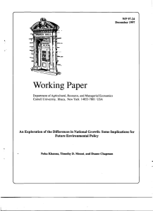 Working Paper , WP 97-24 December 1997