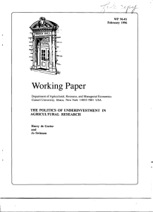 Working Paper