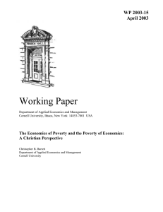 Working Paper  WP 2003-15 April 2003