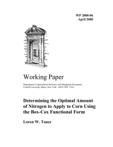 Working Paper WP 2000-06 April 2000