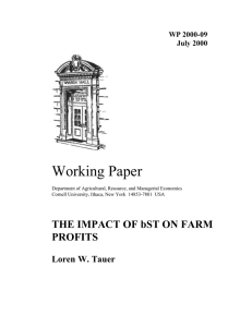 Working Paper WP 2000-09 July 2000