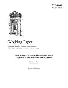 Working Paper  WP 2000-19 March 2000