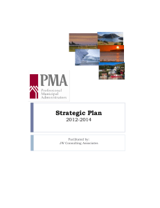 Strategic Plan 2012-2014 Facilitated by: JW Consulting Associates