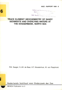 TRACE  ELEMENT  GEOCHEMISTRY  OF  SANDY