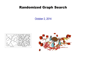Randomized Graph Search October 2, 2014