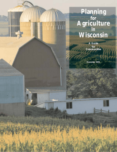 Planning Agriculture Wisconsin for