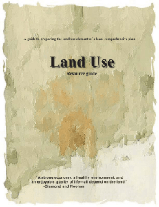 Land Use Resource guide
