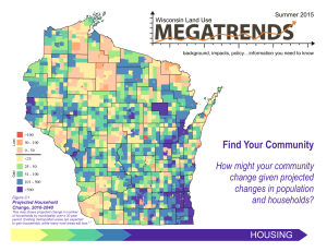 Find Your Community How might your community change given projected changes in population