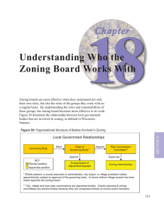 18 Chapter Understanding Who the Zoning Board Works With