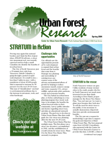 Urban Forest STRATUM in Action