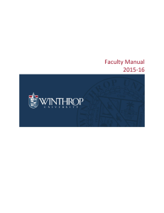 Faculty Manual 2015-16