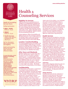 Health  Counseling Services &amp;