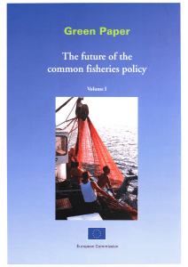 Green Paper The future of the common fisheries policy b