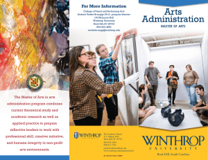 Arts Administration For More Information