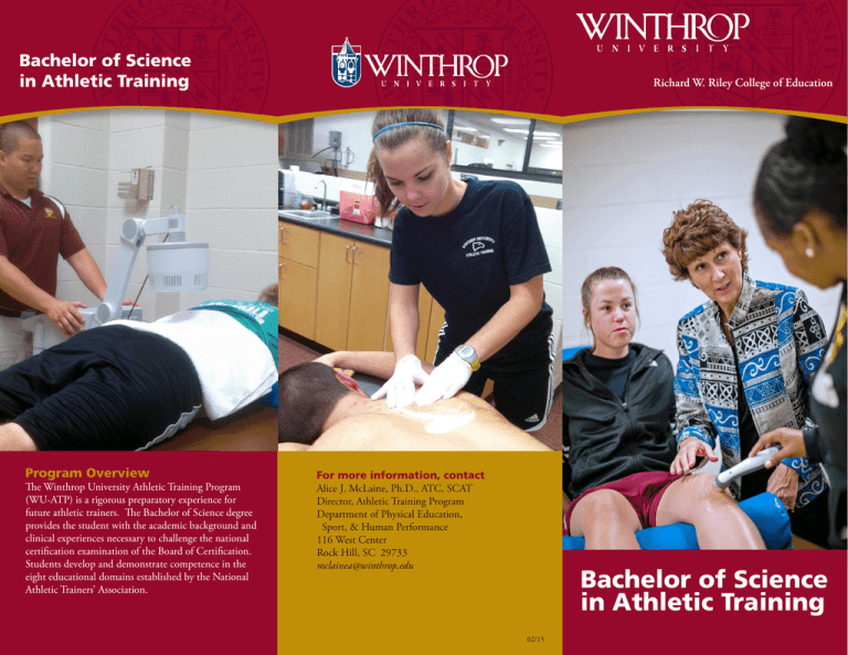 Bachelor Of Science In Athletic Training Program Overview