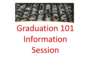 Graduation 101 Information Session