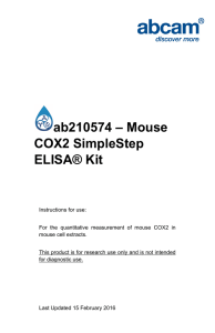ab210574 – Mouse COX2 SimpleStep ELISA® Kit