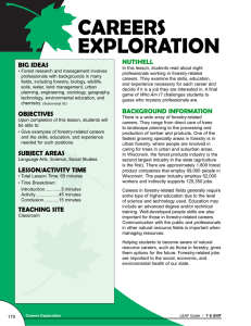 CAREERS EXPLORATION NUTSHELL BIG IDEAS