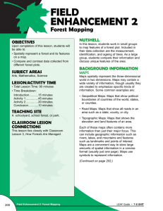 2 FIELD ENHANCEMENT Forest Mapping