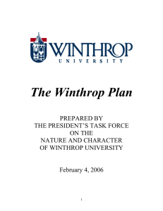 The Winthrop Plan