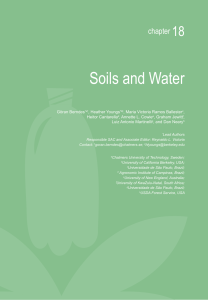 Soils and Water 18 chapter