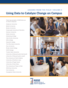 Using Data to Catalyze Change on Campus