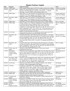 Blanket Petitions: English