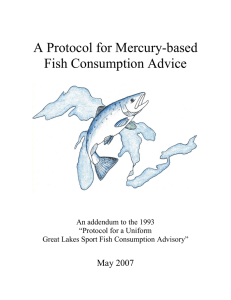 A Protocol for Mercury-based Fish Consumption Advice  May 2007