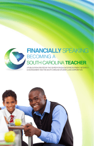 FINANCIALLY BECOMING A TEACHER
