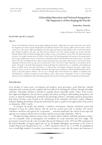 E-ISSN 2281-4612 Academic Journal of Interdisciplinary Studies Vol 2 No 5 ISSN 2281-3993