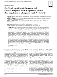 Combined Use of Mark-Recapture and