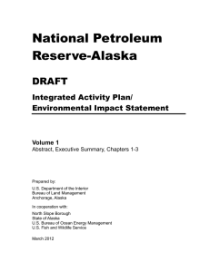 National Petroleum Reserve-Alaska DRAFT Integrated Activity Plan/